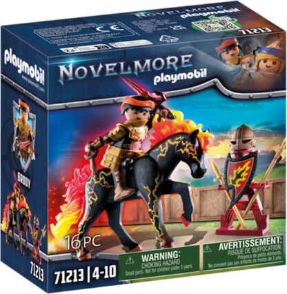 Playmobil Burnham Raiders - Ιππότης και άλογο της φωτιάς