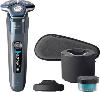 Philips SHAVER Series 7000 S7882/55 Wet and dry electric shaver  cleaning pod & pouch