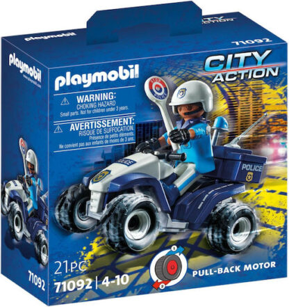Playmobil Αστυνομικός με γουρούνα 4x4