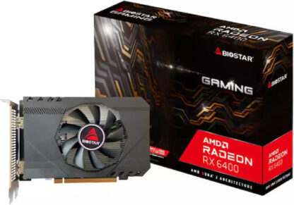 BIOSTAR RX 6400 4GB graphics card