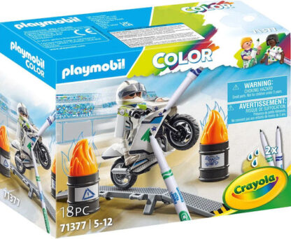 PLAYMOBIL Color: Μοτοσικλέτα με οδηγό