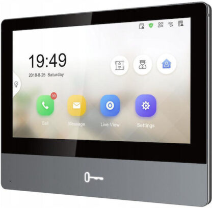 Hikvision DS-KH8350-TE1 video intercom system 17.8 cm (7 ) Black  Grey