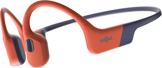 Shokz OpenSwim Pro Bone Conduction Bluetooth Handsfree Ακουστικά με Αντοχή στον Ιδρώτα Κόκκινα