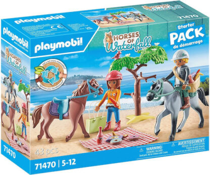 Playmobil Starter Pack Βόλτα στην παραλία με την Amelia και τον Ben