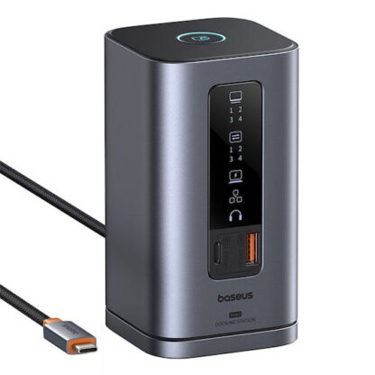 Baseus Spacemate Series 11-in-1 (WIN) Docking Station, Grau