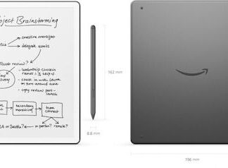 Ebook New Kindle Scribe - 2024 release 10.2" glare-free 32GB Wi-Fi (Without Lockscreen Ads) with Premium Pen Tungsten Grey