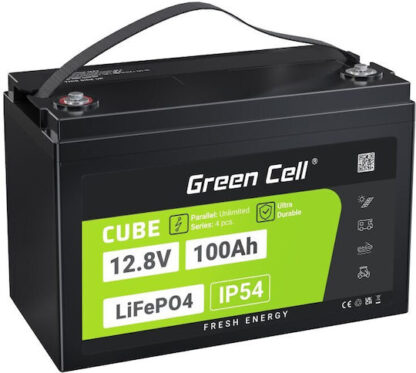 Green Cell LFPGC12V100AH UPS battery Lithium Iron Phosphate (LiFePO4) 12.8 V 100 Ah