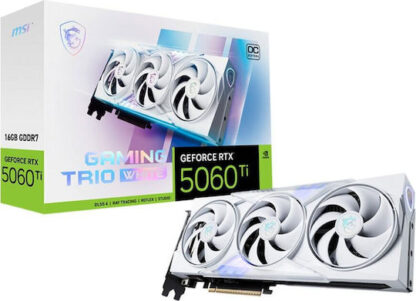 VGA MSI GeForce® RTX 5060 TI 16GB GAMING TRIO OC WHITE