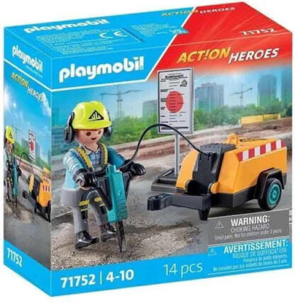 Playmobil Εργάτης με Κομπρεσέρ