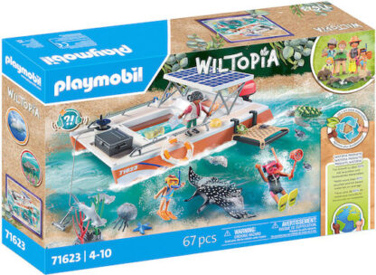 Playmobil Wiltopia - Πλωτό Εργαστήριο Υποθαλάσσιων Ερευνών