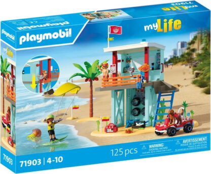 Playmobil Πύργος ναυαγοσώστη και όχημα παραλίας