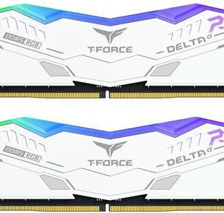 DDR5 32GB KIT 2x16GB PC 6000 Team T-Force Delta RGB CL30 FF8D532G6000HC30DC01 weiß