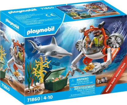 Playmobil Υποβρύχιο κυνήγι θησαυρού