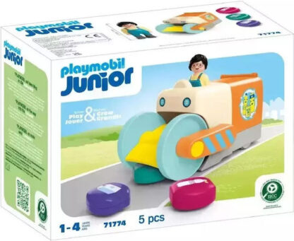 Playmobil JUNIOR: Απορριμματοφόρο όχημα