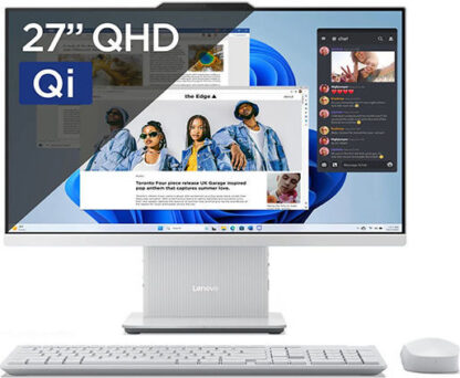Lenovo IdeaCentre AIO 27IRH9 i5-13420H 27  QHD IPS 350nits AG 16GB DDR5 5200 SSD512 Intel UHD Graphics Win11 Cloud Grey