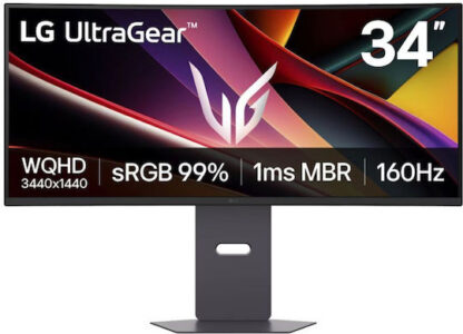 LG 34G600A-B computer monitor 86.4 cm (34 ) 3440 x 1440 pixels Wide Quad HD LCD Black