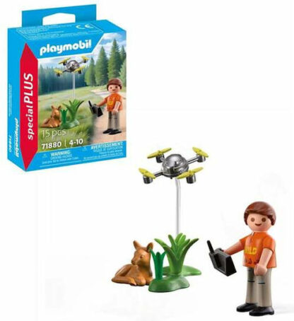 Playmobil Διάσωση ελαφιού με Drone