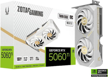 VGA ZOTAC GeForce® RTX 5060 TI 16GB Twin Edge OC White