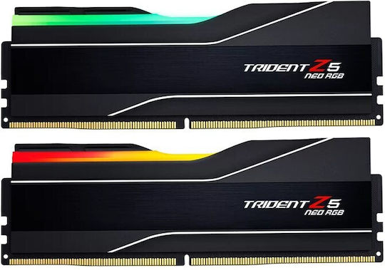G.Skill Trident Z5 Neo RGB F5-6000J3244G64GX2-TZ5NR memory module 128 GB 2 x 64 GB DDR5 6000 MT/s