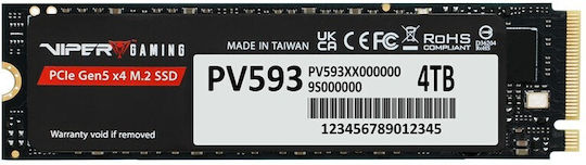 SSD Patriot Viper PV593 M.2 PCI-E Gen5 x4 NVMe2 4TB