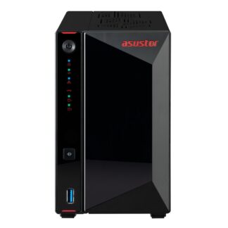 Asustor LOCKERSTOR 2 Gen2 (AS6702T) NAS Desktop IntelÂ® CeleronÂ® N5105 4 GB DDR4 0 TB ADM Black