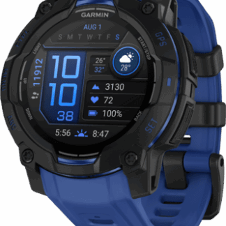 Garmin Instinct 3 45mm AMOLED schwarz/bolt blue