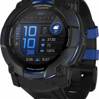 Garmin Instinct 3 50mm AMOLED schwarz/bolt blue