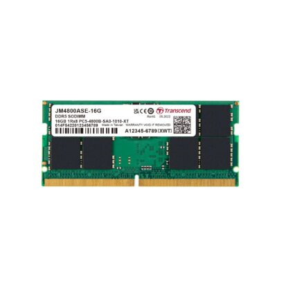 JM4800ASE-16G - DRAM DDR5 SO-DIMM 4800MHz da 16GB, 1Rx8 2Gx8 CL40 1.1V (JM4800ASE-16G)