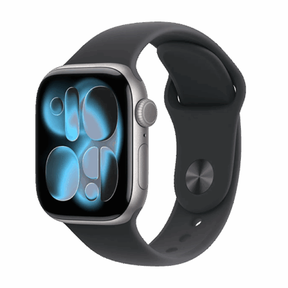 Watch Apple Watch Series 11 (2025) GPS 42mm Space Grey Aluminium Case with Sport Band S/M - Black