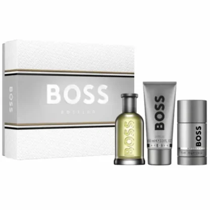 Hugo Boss Bottled Eau De Toilette Spray 100ml Set 3 Pieces