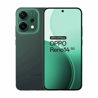 Oppo Reno14 5G Dual Sim 12GB RAM 256GB - Luminous Green