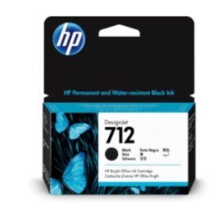 Cartuccia di inchiostro nero originale DesignJet HP 712 da 80 ml (3ED71A)