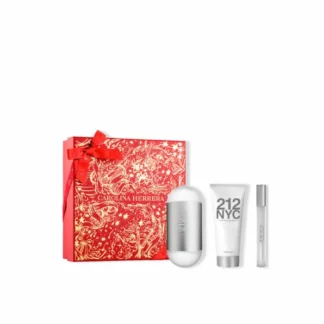 Carolina Herrera 212 Men Eau De Toilette Spray 100ml Set 3 Pieces