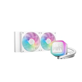 DeepCool LP240 Computer case  Processor All-in-one liquid cooler 12 cm White 1 pc(s)