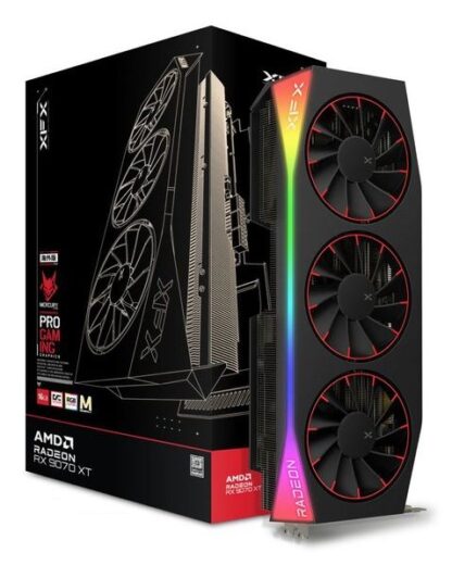 XFX Mercury Radeon RX 9070 XT OC Magnetic Air Edition RGB AMD 16 GB GDDR6 (Αντιγραφή)