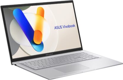ASUS Vivobook 17 X1704VA-AU817W Core 5 120U 17.3 FHD IPS-level Panel 60Hz 250nits AG 16GB DDR4 SSD512 Intel Graphics WLAN+BT Cam720p 50WHrs Win11 Cool Silver