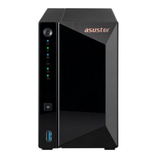 Asustor DRIVESTOR 2 Pro Gen2 AS3302T v2 NAS Realtek RTD1619B 2 GB DDR4 ADM Black