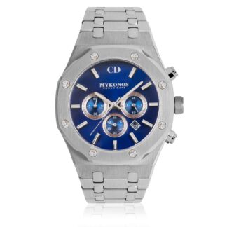 GREECE 2021 Chronograph metal Blue limited watch (GOLD RING)