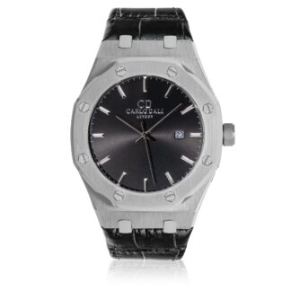 Classic Fusion King Rose Gold Leather strap watch
