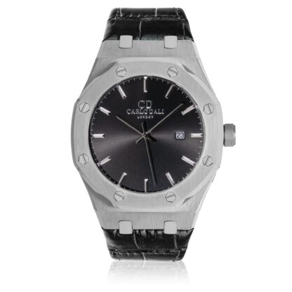 Classic Fusion Black Leather Strap watch