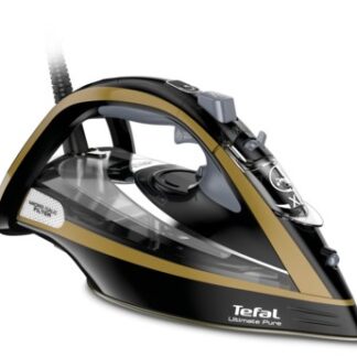 Tefal FV9865E0 iron Dry & Steam iron Durilium Autoclean soleplate 3000 W Black  Gold