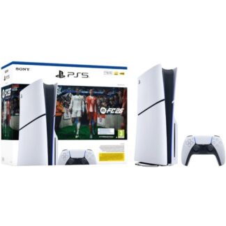 Sony PlayStation 5 Slim + EA Sports FC 26 Bundle 1 TB Wi-Fi Black  White
