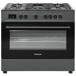 Ravanson KWGE-K90 Cheff Modern Black gas and electric cooker (black)
