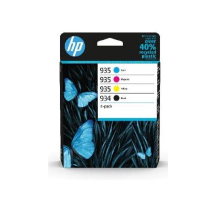 Confezione da quattro Cartucce di Inchiostro ciano/magenta/giallo e nero Originali HP 934