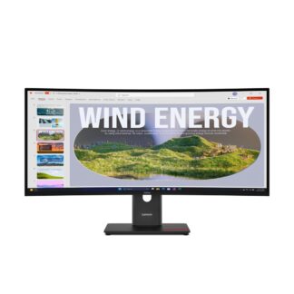 Lenovo ThinkVision P34WD-40 computer monitor 86.4 cm (34 ) 3440 x 1440 pixels Wide Quad HD LCD Black