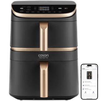 Cosori Turbo Tower Pro Smart Single 10.8 L Stand-alone 2630 W Hot air fryer Black  Gold Cosori Turbo Tower Pro Smart Single 10.8 L Stand-alone 2630 W Hot air fryer Black  Gold