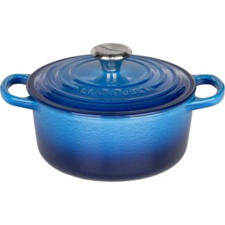 Le Creuset Signature Brater rund 18 cm blau