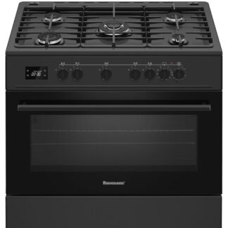 Ravanson KWGE-K90 Cheff Modern Black gas and electric cooker (black)