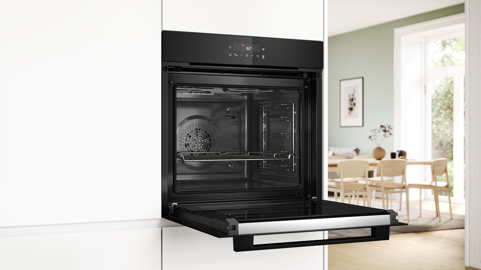 BOSCH Serie 2 HBA571BB4 oven 71 L 3600 W Black + BOSCH HEZ538000 guide rail BOSCH Serie 2 HBA571BB4 oven 71 L 3600 W Black + BOSCH HEZ538000 guide rail
