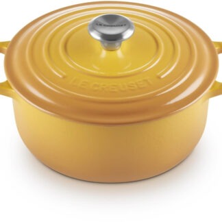 Le Creuset Signature BrAter rund 24 cm nectar